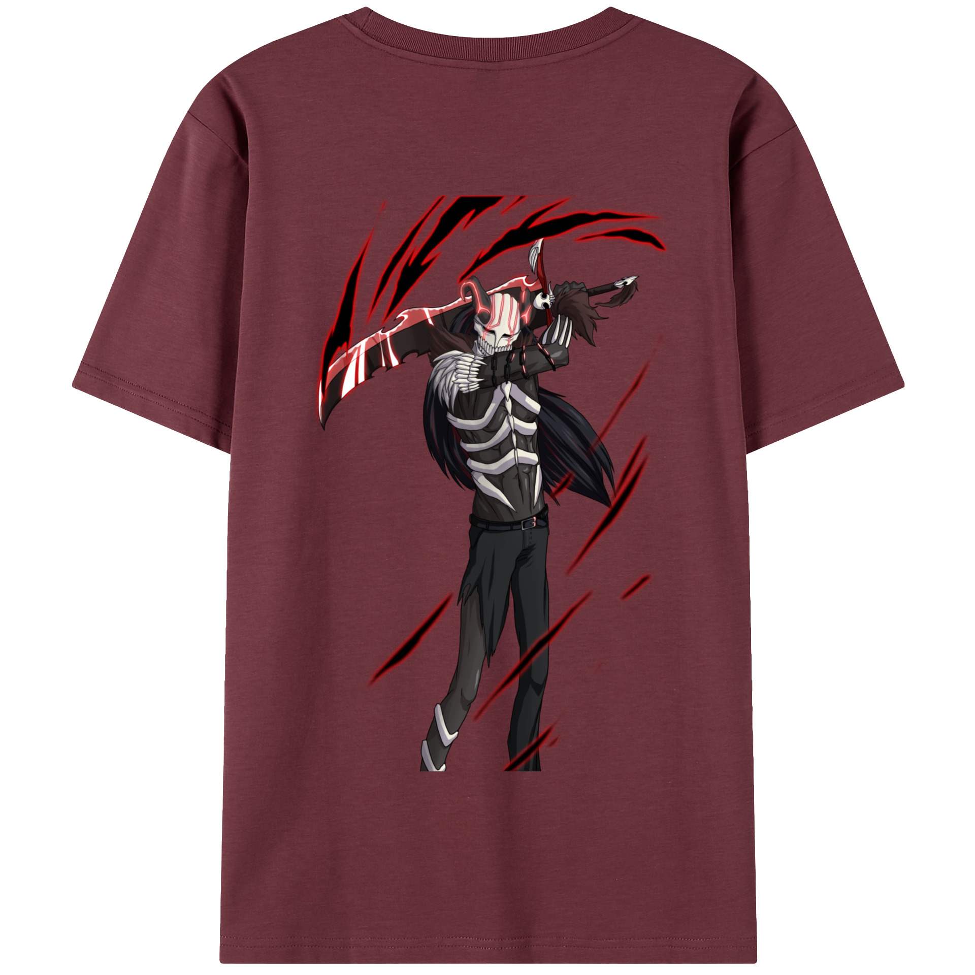 （画像用） ブリーチ 黒崎一護（くろさき いちご）BLEACH Kurosaki Ichigo 綿100％半袖Tシャツ（背面プリント）